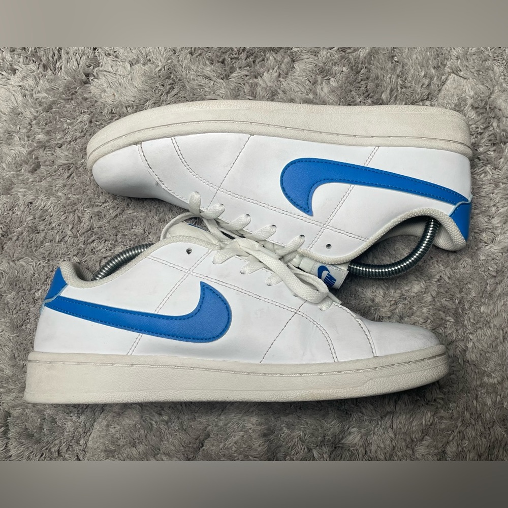 🔵Nike Court Royal 2 White Light Photo Blue Shoes Men’s size 8 or Womens size 9.5